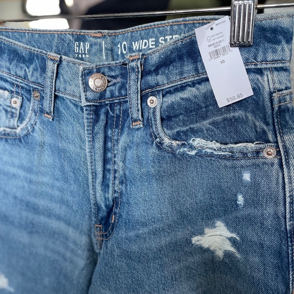 GAP Teen Wide-Stride Denim pant sz 8 & 10 - Picture 3 of 3